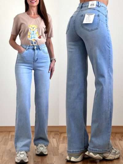 Džinsai "GOODIES WIDE LEG" push up DJ2649