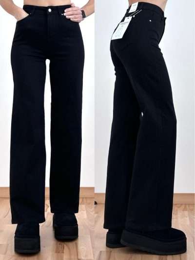 Džinsai "GOODIES WIDE LEG" juodi DJ2498/05