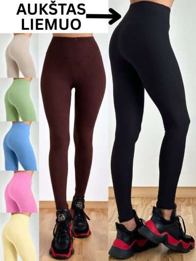 Tamprės aukštu liemeniu "Bambus Leggings"