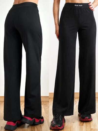 Kelnės WideLeg Style "Alina" juodos WW6011