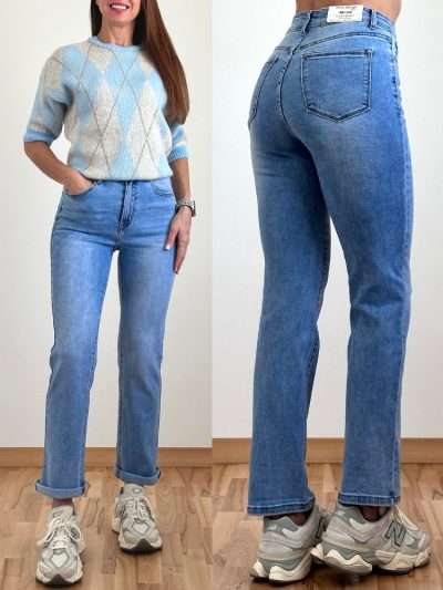 Džinsai Straight "SHINY DESING DENIM" 2065-2