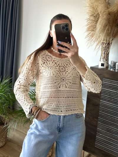 Palaidinė nertinė "Z studio" kreminė RAT