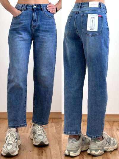 Džinsai "MILAS" MOM FIT stiliaus WG1267-1