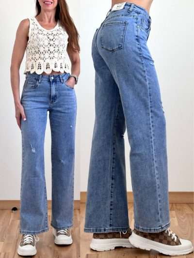 Džinsai "Shiny Desing" LOOSE Jeans 2185-2