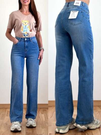 Džinsai push up "GOODIES WIDE LEG"  DJ2816