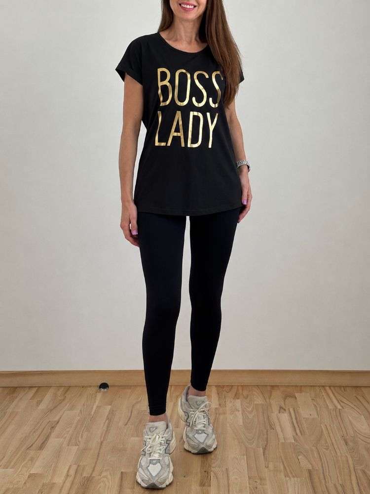 Palaidinė "BOSS LADY" juoda - Image 2
