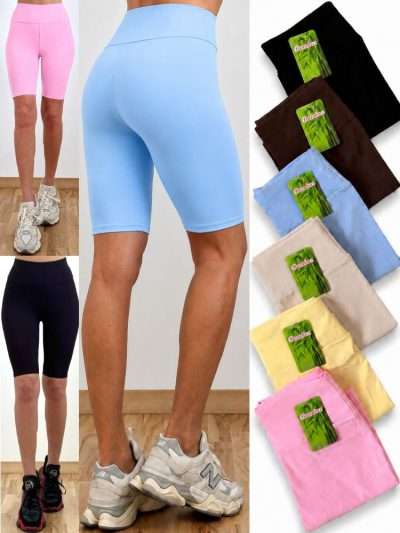 Šortai aukštu liemeniu "Bambus Leggings" 0239-1