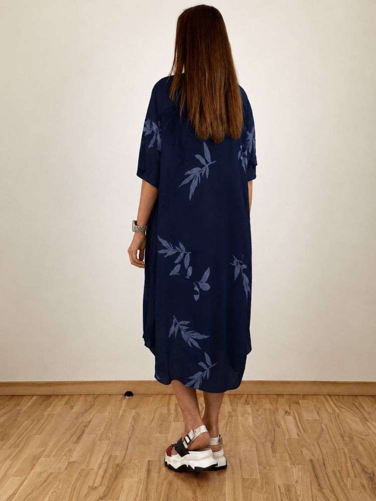 Suknelė Itališka "NEW COLLECTION" tamsiai mėlyna 01 - Image 3