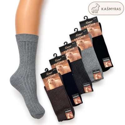 Kojinės šiltos su kašmyru "XINTAO" LW-020