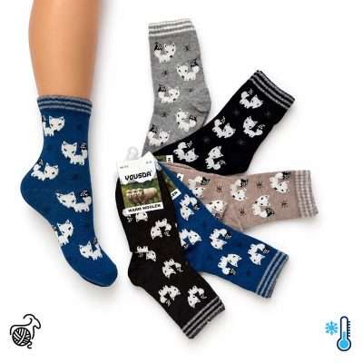Kojinės šiltos su vilna "YOUSDA WARM WOOLEN" WS-131