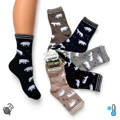 Kojinės šiltos su vilna "YOUSDA WARM WOOLEN" WS-130