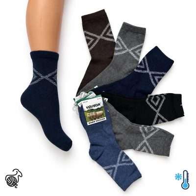 Kojinės šiltos su vilna "YOUSDA WARM WOOLEN" MS-239