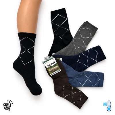 Kojinės šiltos su vilna "YOUSDA WARM WOOLEN" MS-234